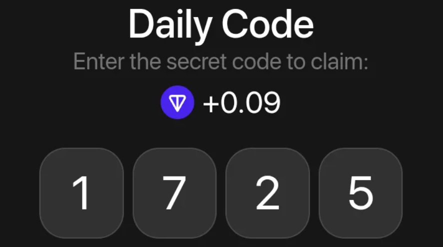 TonHash Daily Secret Code 12 June 2025